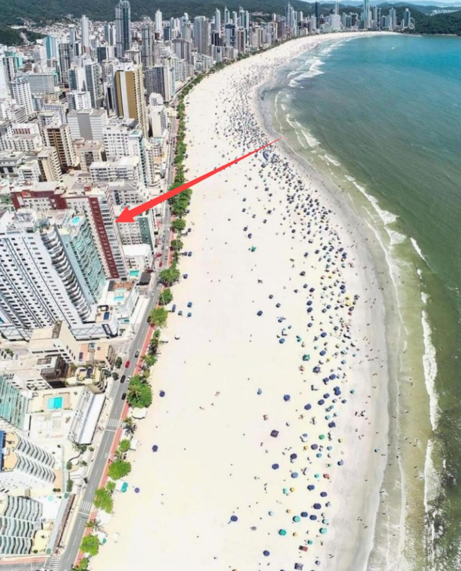 Apartamento Vista Mar - Pe Na Areia Balneário Camboriú 外观 照片